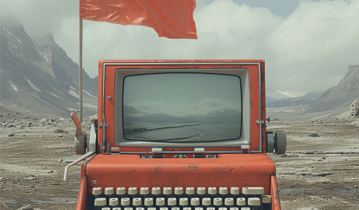 Pensar de forma creativa en tu perfil profesional e introducir esos pensamientos como mejor creas en forma de prompts en alguna herramienta de IA generativa de imágenes